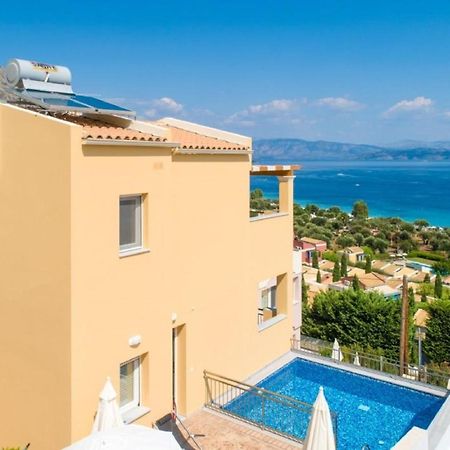 Corfu Sea View Villa - Aurora Mparmpati Eksteriør billede
