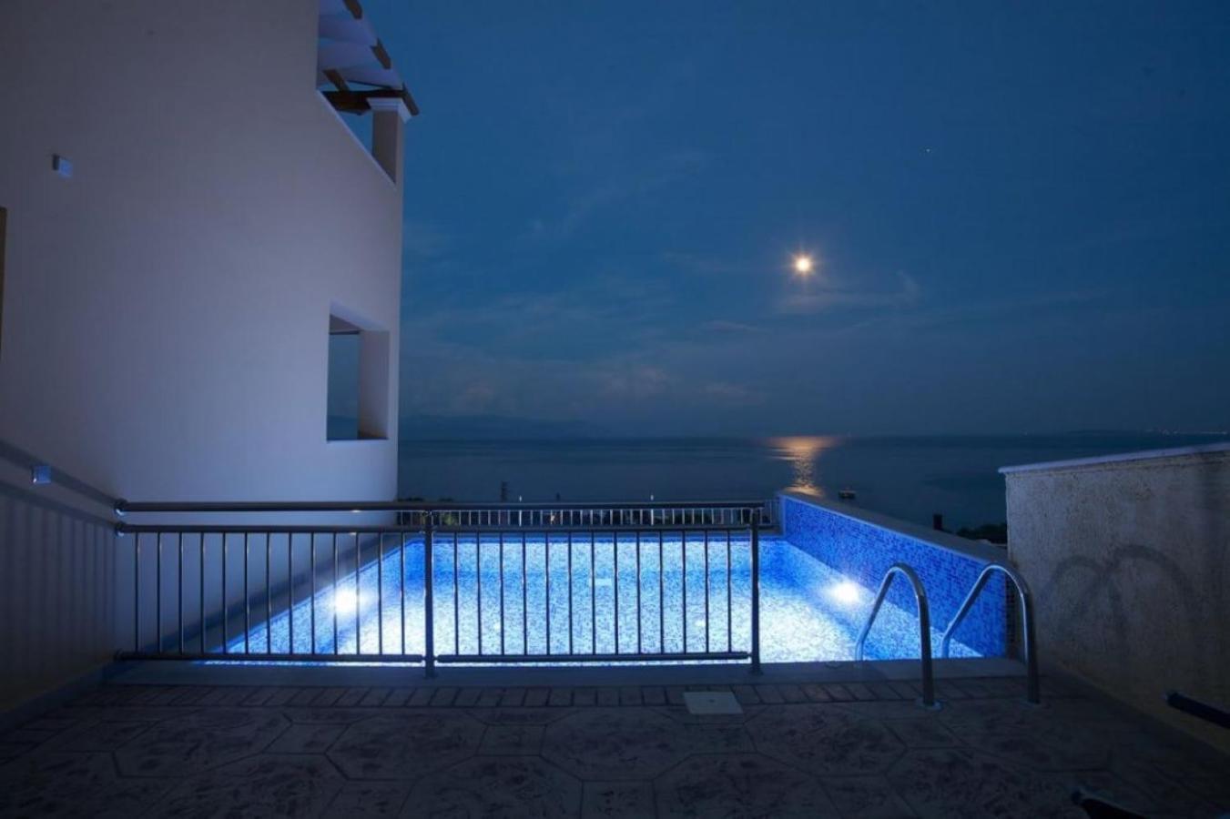 Corfu Sea View Villa - Aurora Mparmpati Eksteriør billede