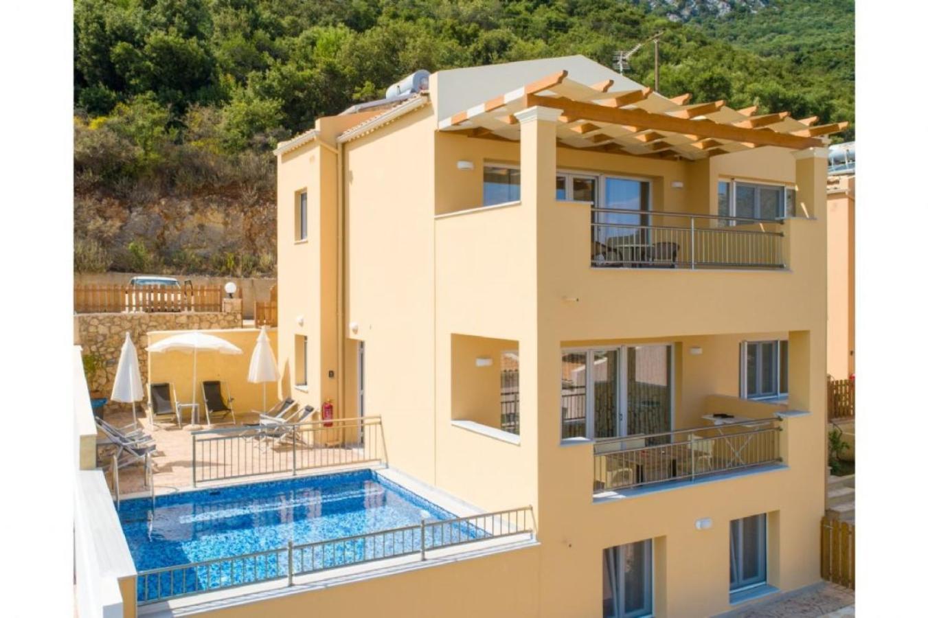 Corfu Sea View Villa - Aurora Mparmpati Eksteriør billede