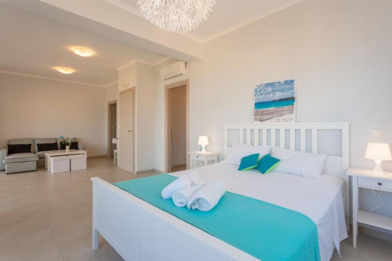 Corfu Sea View Villa - Aurora Mparmpati Eksteriør billede