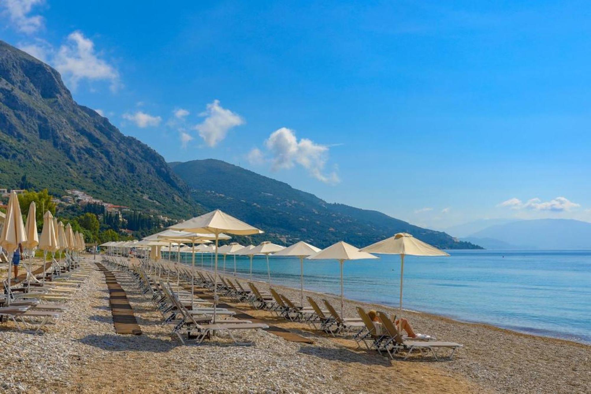 Corfu Sea View Villa - Aurora Mparmpati Eksteriør billede