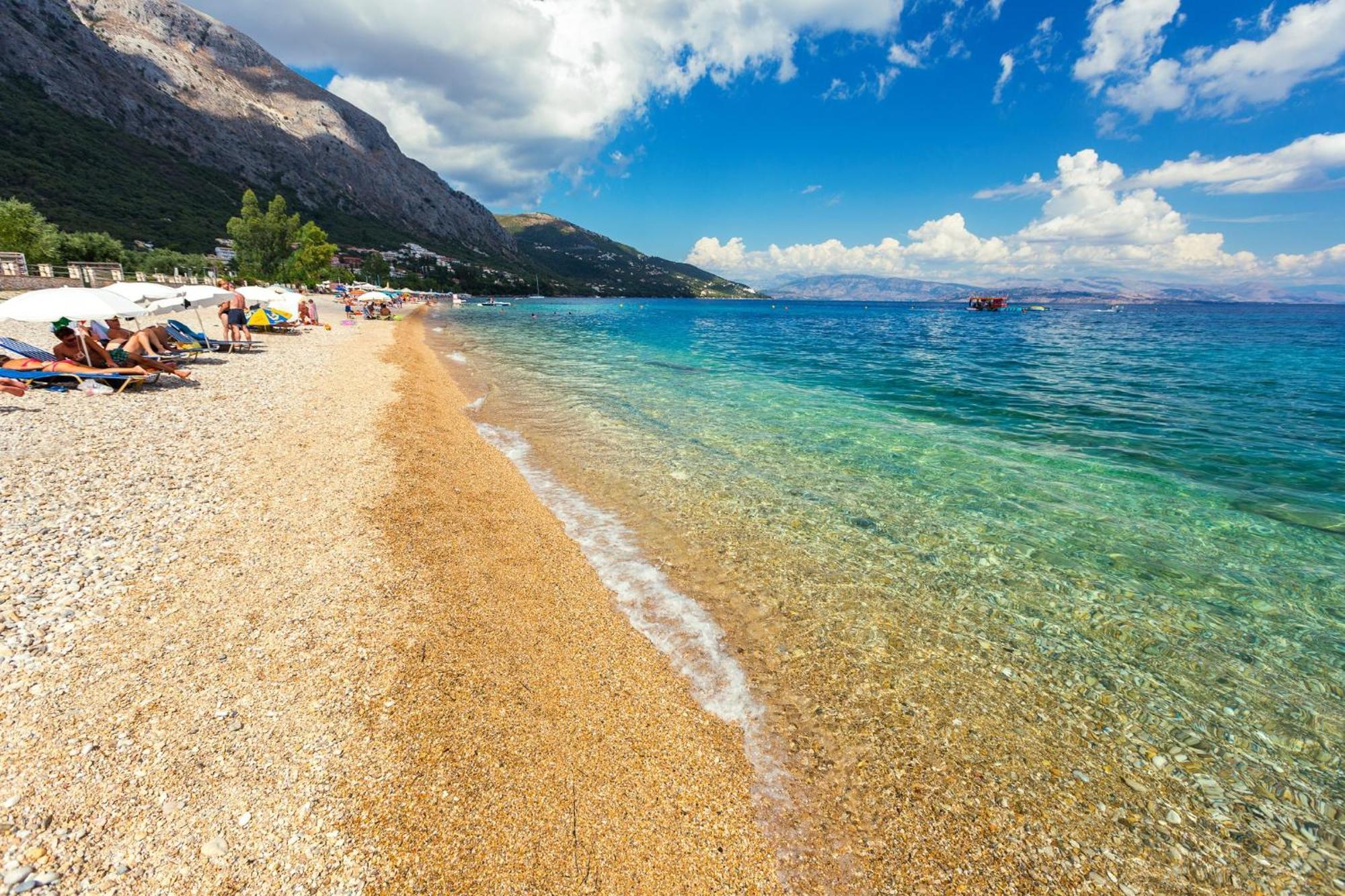 Corfu Sea View Villa - Aurora Mparmpati Eksteriør billede
